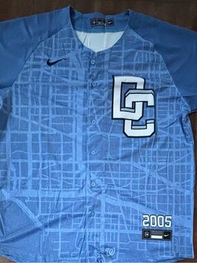 Washington Nationals City Connect Jersey Dylan Crews Adult Large NWT